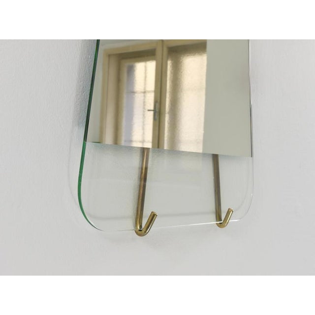 Vienna Brass Wall Mirror by Carl Auböck, Austria, 1950s For Sale - Image 6 of 18