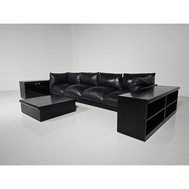 “Down” sofa set by Carlo Bartoli for Rossi di Albizzate, 1970s Italy. Part of the Down series this set consist a 2-piece...