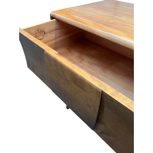 Wood 1950s Vintage Solid Maple Mid Century Modern Heywood Wakefield 6 Drawer Dresser For Sale - Image 7 of 7