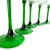 1980s Vintage Luminarc Durand France Emerald Green Stem Small Wine Glasses- Set of 6 For Sale - Image 5 of 7