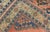 Salmon Vintage Oushak Rug From Turkey With Medallions in Salmon Pink and Blue For Sale - Image 8 of 8