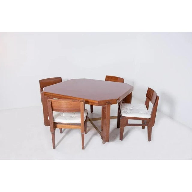 Vintage Italian Chairs by Vito SanGirardi for the Pallante Shop, Set of 6 For Sale - Image 10 of 18