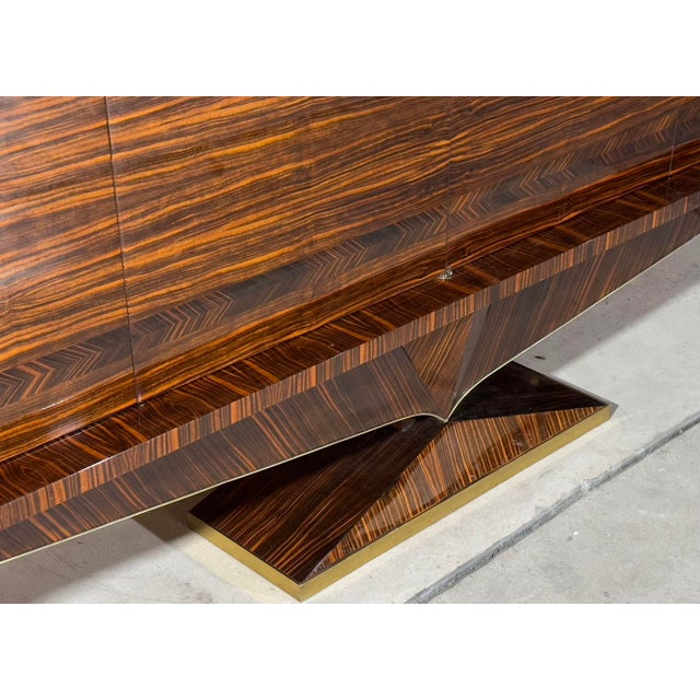 1950s Macassar Ebony French Credenza by N. F. Ameublement, 1950 For Sale - Image 5 of 9