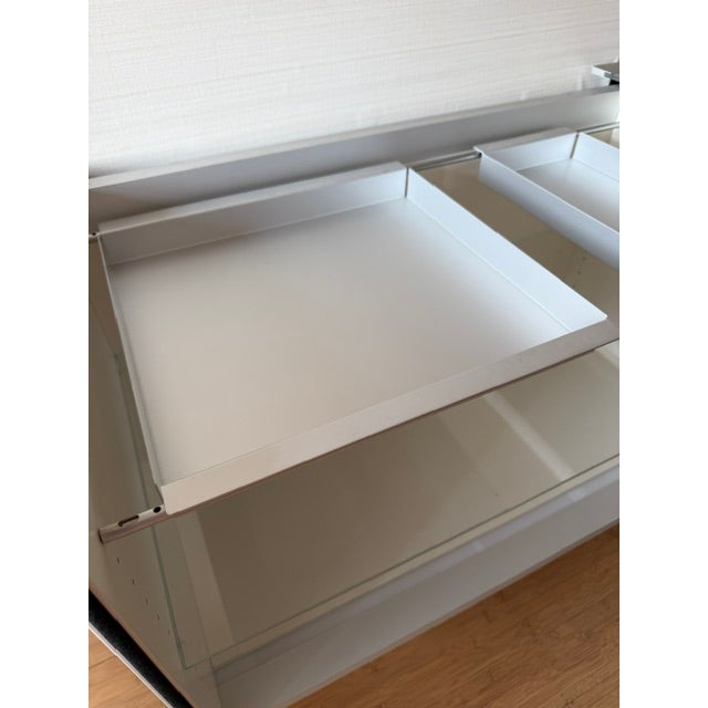 Rare Swiss Team-by-Wellis Glass Suspended Credenza For Sale - Image 4 of 10
