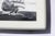 Vintage Pen and Ink Clipper Sailing Ship Framed Art Signed by Artist Sailboat Black and White Small For Sale - Image 4 of 11