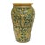 This handcrafted, large 19" tall, vintage Italian Majolica urn in the Robbia style. It is marked Gualdo Tadino, an ancient...