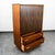 Mid Century Modern Dresser Gentleman's Chest Bassett Walnut Cabinet Drawers MCM For Sale In Sacramento - Image 6 of 10