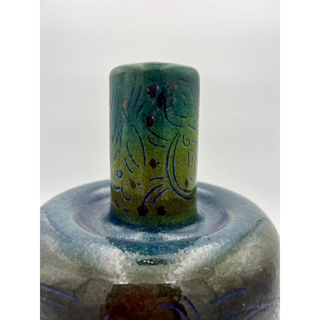 Mid-Century Modern Mid-Century Ceramic Vase, Italy, 1970s For Sale - Image 3 of 7