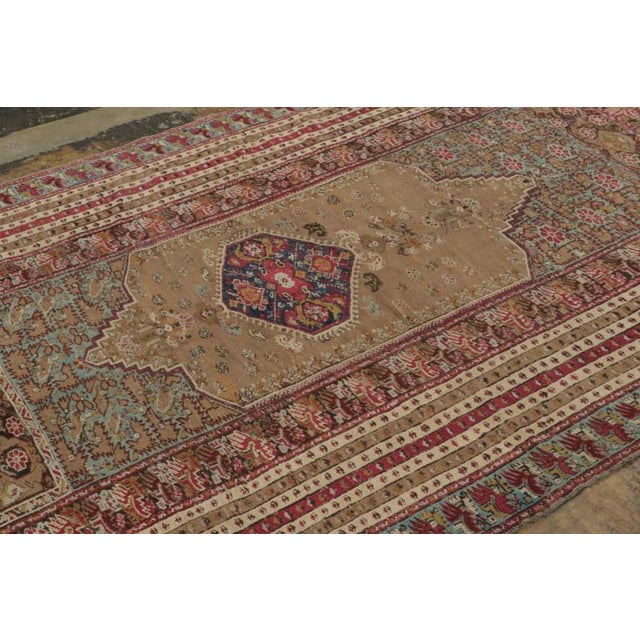 Traditional Vintage Turkish Rug With Intricate Medallion & Multi Border Design - Rug & Kilim For Sale - Image 3 of 8