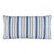 Schumacher x Mark D. Sikes Markie Stripe Lumbar Pillow In Indigo For Sale