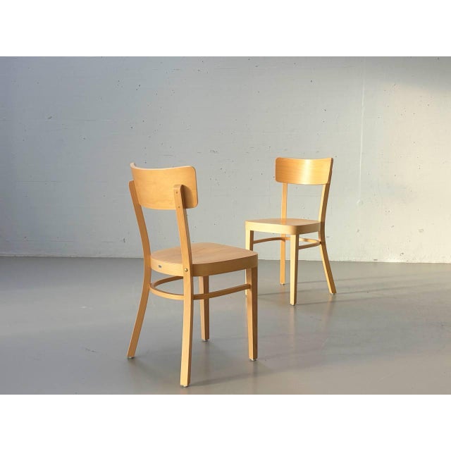 Side Chair in Beech by Ton For Sale - Image 5 of 15