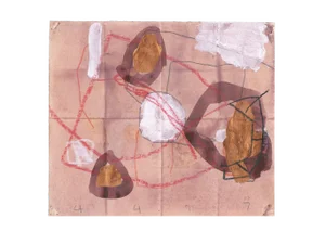 Abstract Work on Paper by M. P. Landis - From Warehouse Drawing Series