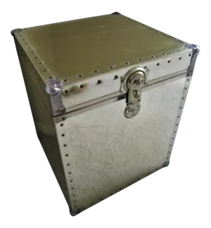 Vintage Nautical Brass Trunk Studded Brass Hope Chest