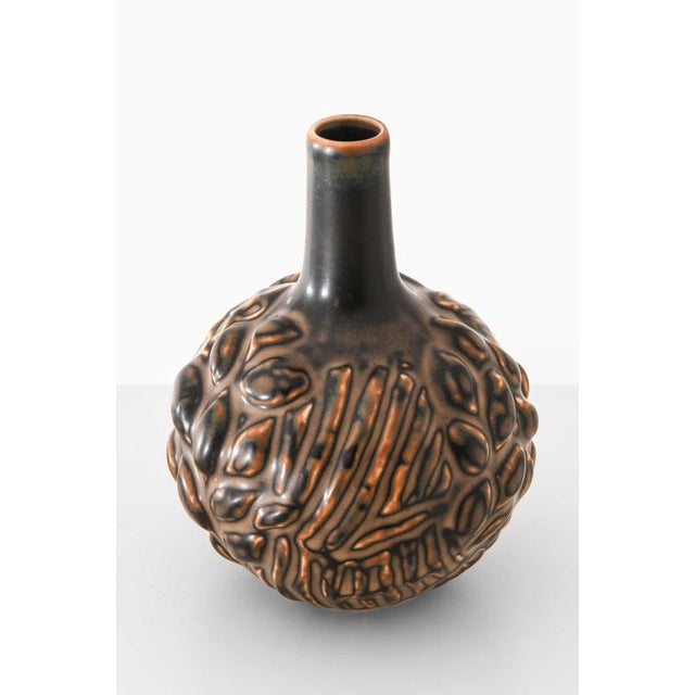 Axel Salto Scandinavian Modern Vase in Ceramic from Axel Salto, 1950s For Sale - Image 4 of 6