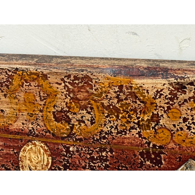 Peninsula Home Collection for Horchow Hand-Painted Horizontal Medallion Wall Panel For Sale - Image 9 of 12