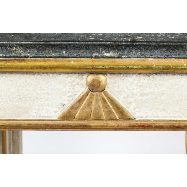 French Empire Style Painted Console Table, Mid-20th-Century For Sale - Image 12 of 18