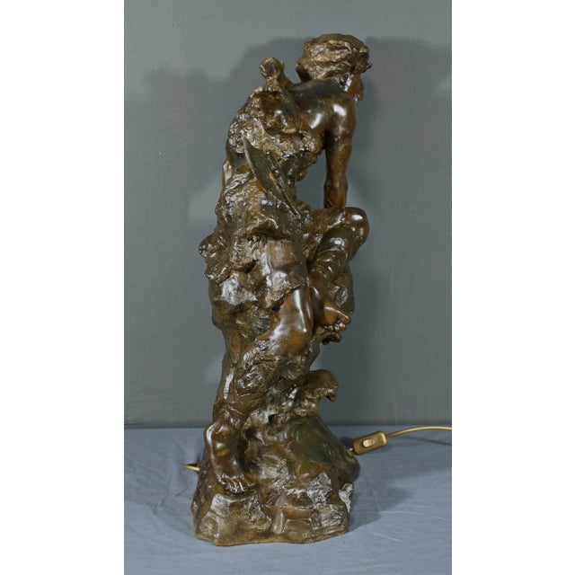 Brown Large Regula Pirate Lamp by A. Foretay, Early 1900s For Sale - Image 8 of 18