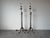 Vintage Hand-Forged Iron French Gothic & Spanish Revival Adjustable Tripod Floor Lamps – A Pair For Sale - Image 4 of 13
