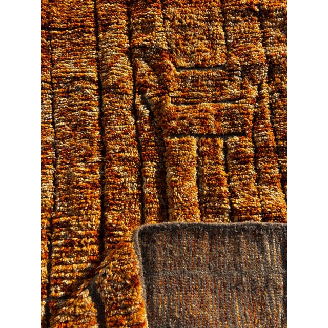 Modern Moroccan Wool Rug For Sale - Image 9 of 11