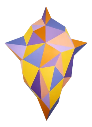 Abstract Sassoon Kosian Vision From Beyond Wall Sculpture