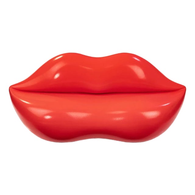 Gufram Guframini Bocca Lips Miniature Sofa Couch 1:8 Object Collectible by Studio 65 Gufram Made in Italy For Sale