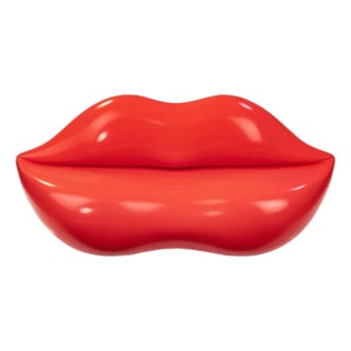 Guframini Bocca Lips Miniature Sofa Couch 1:8 Object Collectible by Studio 65 Gufram Made in Italy For Sale