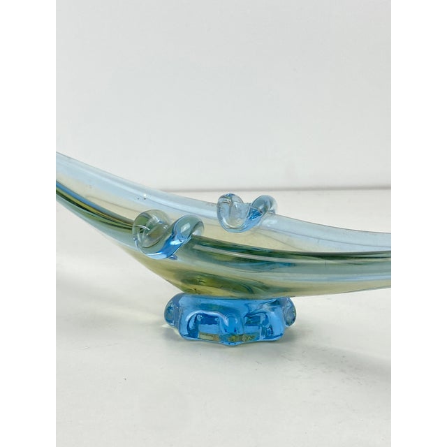 Hollywood Regency Murano Glass Gondola Ashtray, 1960 For Sale - Image 3 of 8