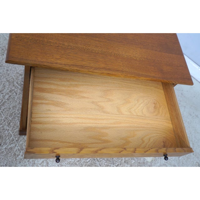 Stickley Stickley Harvey Ellis Inlay Oak Writing Desk For Sale - Image 4 of 18