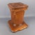 Wooden Column Pedestal with Carved Flower Base, 1960s For Sale - Image 6 of 14