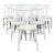 Painted Plank Seat Grange Chairs From Maine -Set of 10 For Sale