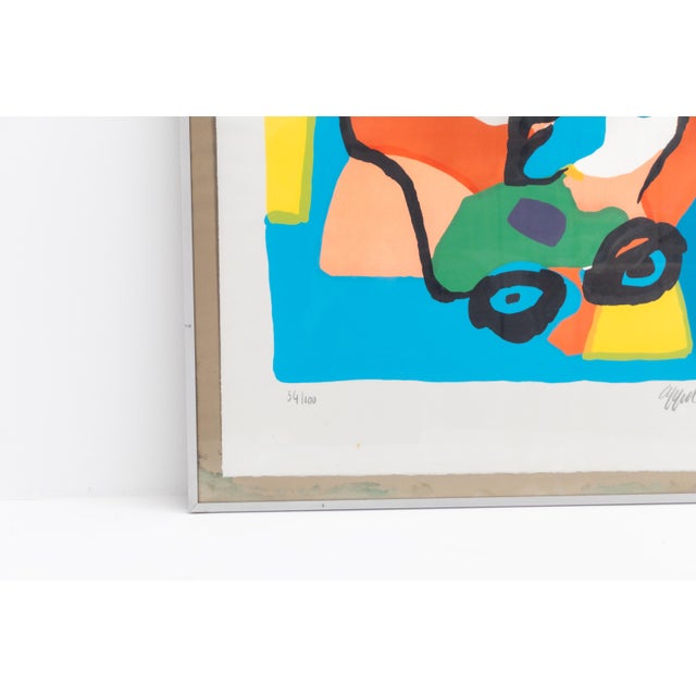 Karel Appel, Serigraph Mother and Child Numbered 34/100, 1972, Paper For Sale - Image 6 of 9