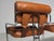 Tucroma Chairs in Cognac Leather by Guido Faleschini for Mariani, Set of 6 For Sale - Image 6 of 7