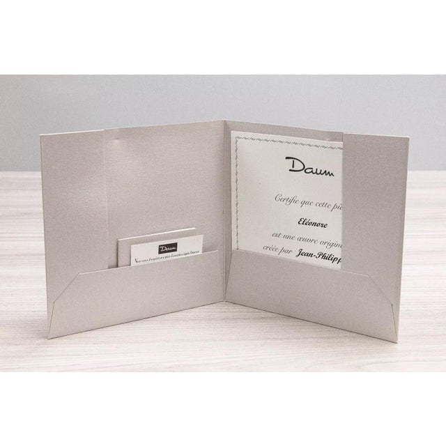 Contemporary Jean-Philippe Richard for Daum Eléonore Signed Contemporary Pâte de Verre For Sale - Image 3 of 12