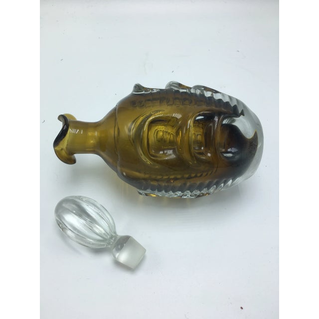 1960s 1960s Mid-Century Pinched Glass Decanter For Sale - Image 5 of 7