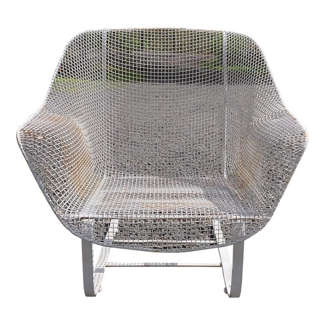 1950s Woodard Sculptura Spring Chair Unmarked For Sale