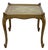 Vintage French Provincial Side Table With Burlwood Inlay For Sale