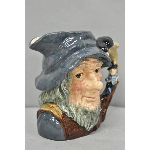 Mid 20th Century Vintage 1954 Royal Doulton Rip Van Winkle D6438 Porcelain Toby Character Jug Mug For Sale - Image 5 of 12
