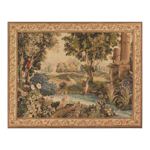 Verdure Aux Volatiles Loom Woven Tapestry - 150 X 188 Cm (4'11" X 6'2") - Requires Rod Size 5