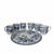 Vintage Spode blue and white “Clifton” cake plate and six coffee mugs. Mugs are the same pattern as the cake plate but in...