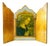 Large Vintage Florentine Gilt Madonna Triptych, Italy, 1950s For Sale
