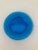 Glass 90's Aqua Glass Salad Plates S/4 For Sale - Image 7 of 8