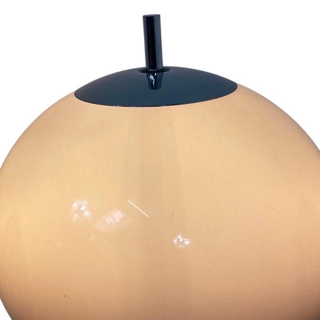 Mushroom Table Lamp with Pink Acrylic Shade For Sale - Image 3 of 8