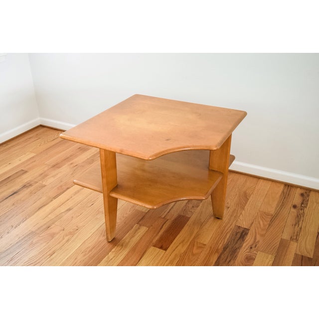 Heywood Wakefield Mid Century Corner End Table Chairish