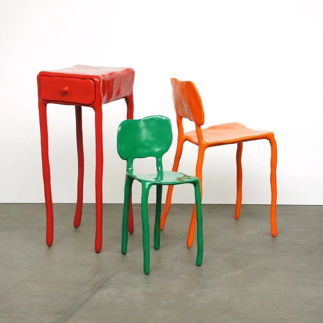 Clay Table with Drawer by Maarten Baas For Sale - Image 4 of 8