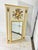 Monumental Newel French Louis XVI Style Painted & Gilt Trumeau Mirror With Musical Trophy Crest For Sale In Chicago - Image 6 of 7