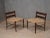 Set of Mid-Century Oak and Straw Chairs, 1970s For Sale - Image 11 of 11