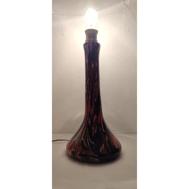 Crystal Table Lamp, Italy, 1970s, in Very Good conditions. Designed 1970 to 1979 European Plug (up to 250V).The wiring of...