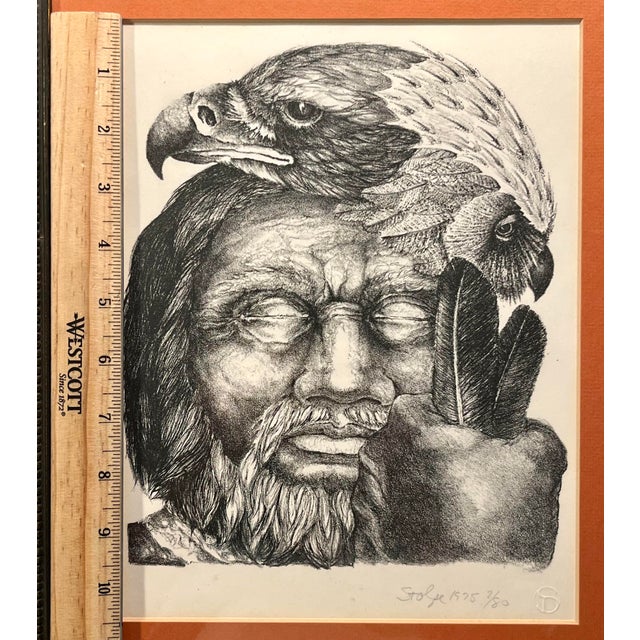 1975 Daniel Owen Stolpe (1939-2018) California, Limited Ed. "Shaman" Lithograph For Sale In Los Angeles - Image 6 of 8