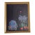 1970s Abstract Painting Moon Graden by Elia Framed For Sale