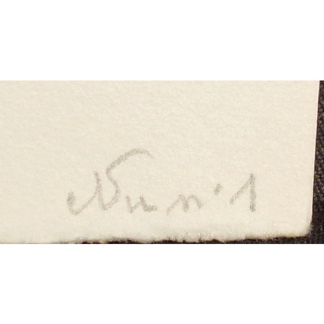 1990s Roger Hebbelinck "Nu No. 1" Nude #1 Hand Signed Vintage Etching For Sale - Image 5 of 8